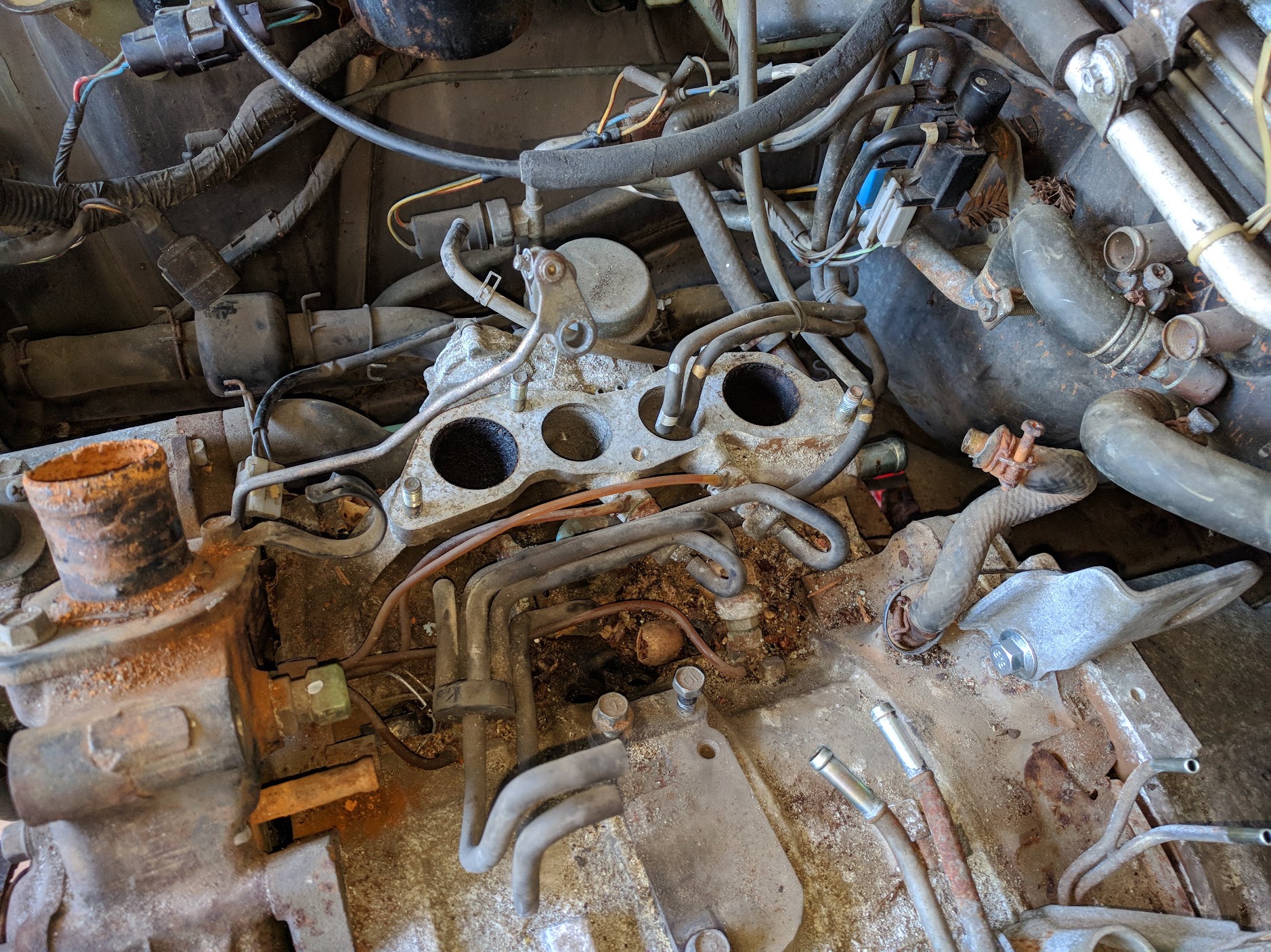 Engine bay teardown 1